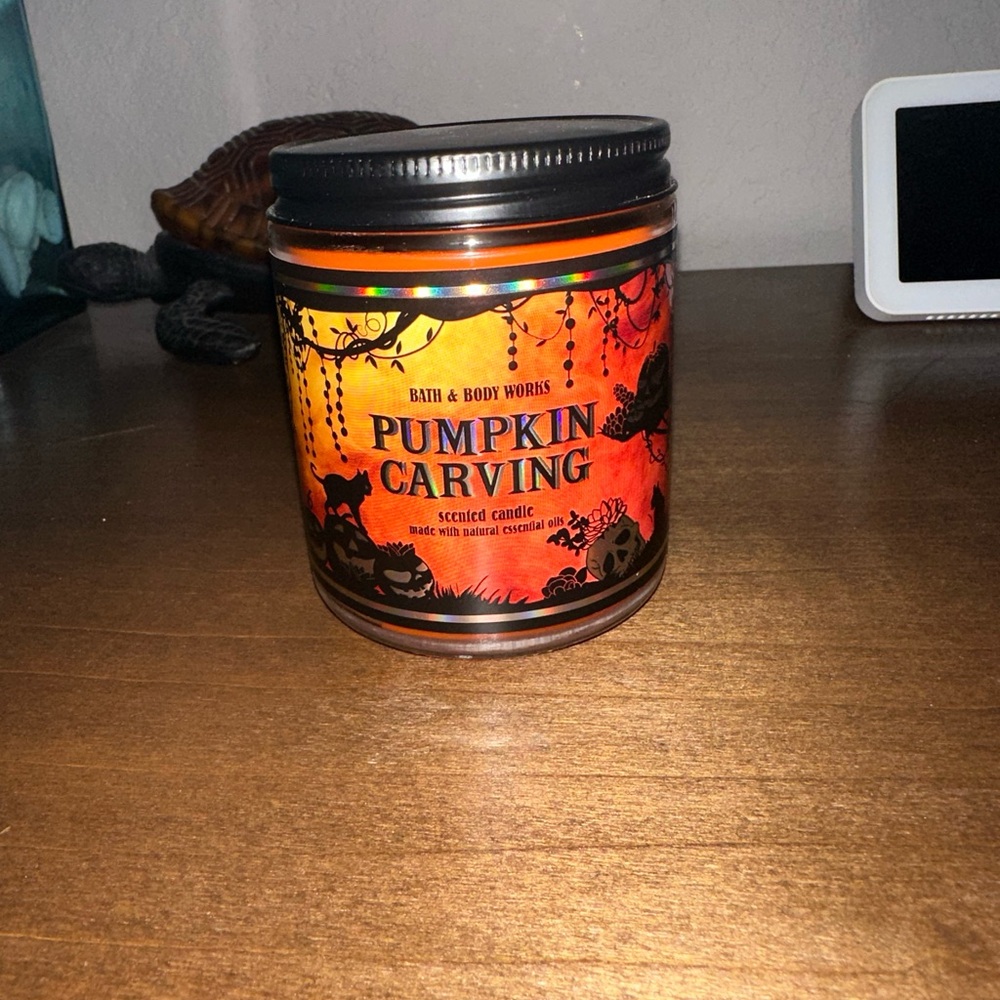 COPY - Bath & body works pumpkin single wick candle